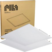 2x LED stropný panel pila 60x60cm 40W 4000lm - neutrálna biela
