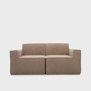 Dvojmiestna pohovka LYKKE béžová 746802