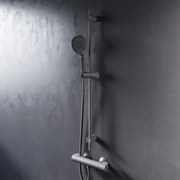 Ručná sprchová súprava AM.PM X-Joy F428XA46 s termostatickou sprchovou batériou, čierna