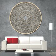 Drevená mandala na stenu | POIET: Preglejka Topoľ  - bez povrchovej úpravy 40 cm 3945-79252 PR0342