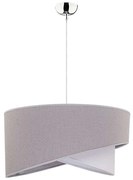 Duolla - Luster na lanku CELLO 1xE27/40W/230V pr. 45 cm šedá