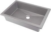 Deante Correo, granitové umývadlo 500x350x140 mm, šedá metalíza, DEA-CQR_SU5U