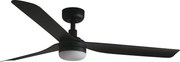FARO 33815WT-21-LED Stmievateľný stropný ventilátor PUNT M LED/18W/230V, čierny, priemer 132 cm, WT + DO