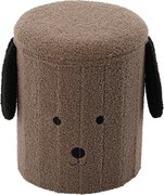 Taburetka DOODLE tmavobéžová PHO4274