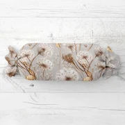 Biante Vankúš valec bonbon Sandra SA-517 Jesenné púpavy na sivom 15x40 cm
