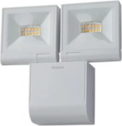 theben - LED Nástenný reflektor 2xLED/10W/230V biela IP55