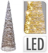 Vianočný stromček s LED – ratanový 60 cm