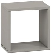 Polička 18W19W DROP sivá platina