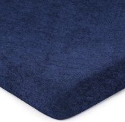4Home Froté prestieradlo tmavomodrá, 90 x 200 cm