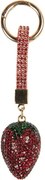 Keychain Strawberries 3x3x14 Cm Red Plastic - 3*3*14 cm