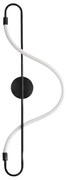 Toolight Toolight, LED nástenné svietidlo Long Black APP857-W, čierna-biela, OSW-04032
