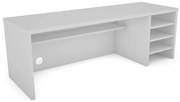 Nadstavec na písací stôl Torino 119x39,5x40 cm biely 642668