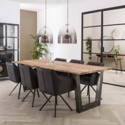 Jedálenský stôl 20-23 240x100cm Solid Acacia natural  - Komfort-nábytok