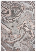 Flair Rugs, Kusový koberec Eris Marbled Blush, 80x150, ružová, obývacia izba