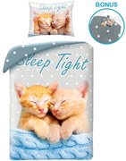 Bavlnené posteľné obliečky Ryšavé mačiatka