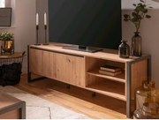 Široká TV skrinka Denver, dub artisan/antracit%