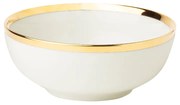 Miska so zlatým lemom 16 cm set 4 ks – Flow - 492542