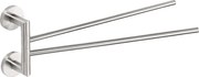 Sapho Sapho, X-STEEL otočný držiak na uteráky dvojitý 420mm, brúsená nerez, XS405