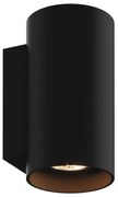 Zuma Line 92696-N - Nástenné svietidlo SANDY WL 2xGU10/50W/230V čierna