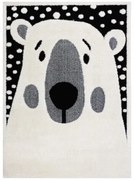 Koberec JOY Teddy krém / čierny