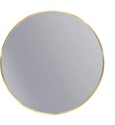 Erga Round, okrúhle zrkadlo 70cm, zlatý rám, ERG-V01-ROUND-7070-GD