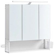 Zrkadlová kúpeľňová skrinka SKY biela