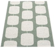 Zeleno-krémový vnútorný a vonkajší koberec 70x100 cm Sten Army – Pappelina