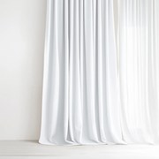 Goldea dekoračný záves - biely 240x150 cm