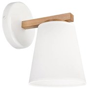 Nástenné svietidlo ELLIE 1xE27/15W/230V biela/dub