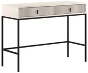 Toaletný stolík Maggiore 104 cm kašmír/čierny