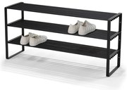 Čierna kovová skrinka na topánky 100x48,5x29 cm Rex – Spinder Design