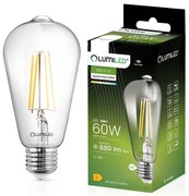 Žiarovka LED ST64 filament CL 8W E27 880LM 400