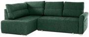 Rohová sedacia súprava ISLAND, Ľavá, zelená (asti 24)