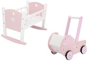 lupilu® Kolíska a kočík pre bábiku (800011299)