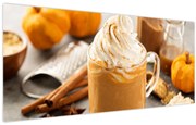 Obraz - Tekvicové latte (120x50 cm)