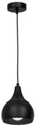 Luster na lanku AKTAN 1xE27/60W/230V čierna