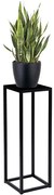 Stojan na kvety PIATTO Loft čierny 60 cm