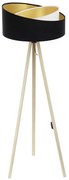 Stojacia lampa GALAXY 1xE27/60W/230V čierna/béžová