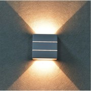 Immax 08521L - LED vonkajšie nástenné svietidlo LUXLINE 6W/230V 3000K IP54 biele