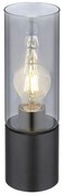 Globo 21000TB - Dotyková stolná lampa ANNIKA 1xE27/25W/230V pr. 9 cm čierna