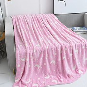 Zaparkorun Svietiaca deka z mikrovlákna - Ružová