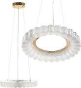 Toolight Toolight, LED stropné svietidlo 40cm, 24W, 4000K, 2500lm, MS018-CP, ružové zlato, OSW-09630