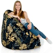 Sedací vak BAG Sako Design Golden Leaves Veľkosť: XXL