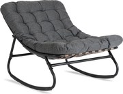 PROXIMA.store - Relaxačné hojdacie kreslo AURORA FARBA: sivá