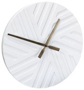 Moderné nástenné hodiny biele, RD34563 40cm