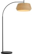 Nordlux - Stojacia lampa DICTE 1xE27/60W/230V čierna/béžová