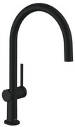 Hansgrohe M54, drezová batéria Talis 220, s uzatváracím ventilom na spotrebič, čierna matná, HAN-72805670