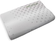 DREAMPUR Anatomický vankúš z latexovej peny DREAMPUR® grey dots profilovaný - 30x50 cm