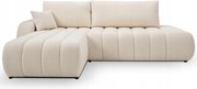 Mäkký rohový gauč 276×176 funkcia spánku nádoba Vero LN04