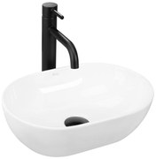 Rea Amelia Mini, umývadlo na dosku 380x260x120 mm, biela lesklá, REA-U3322